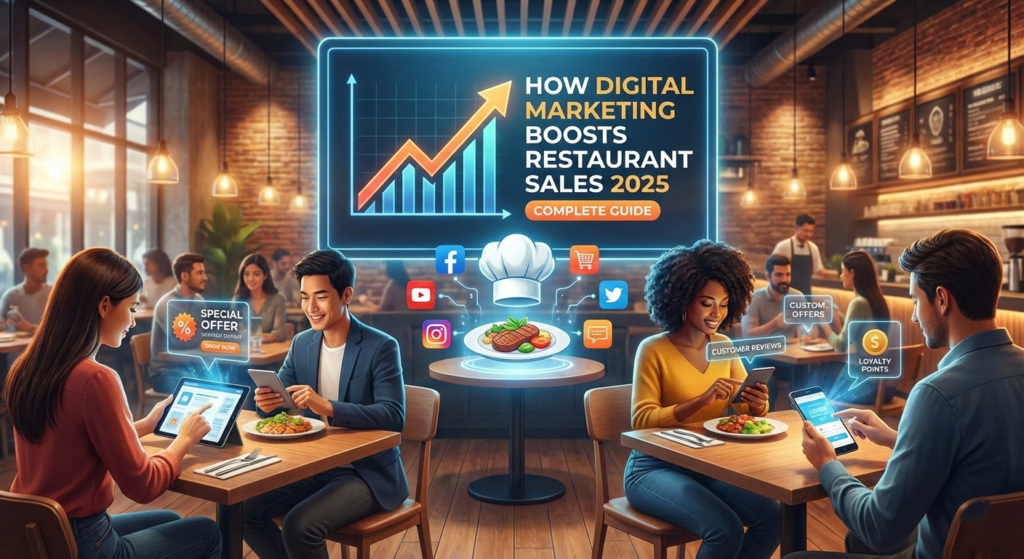 How Digital Marketing Boosts Restaurant Sales 2025: Complete Guide for Food Businesses