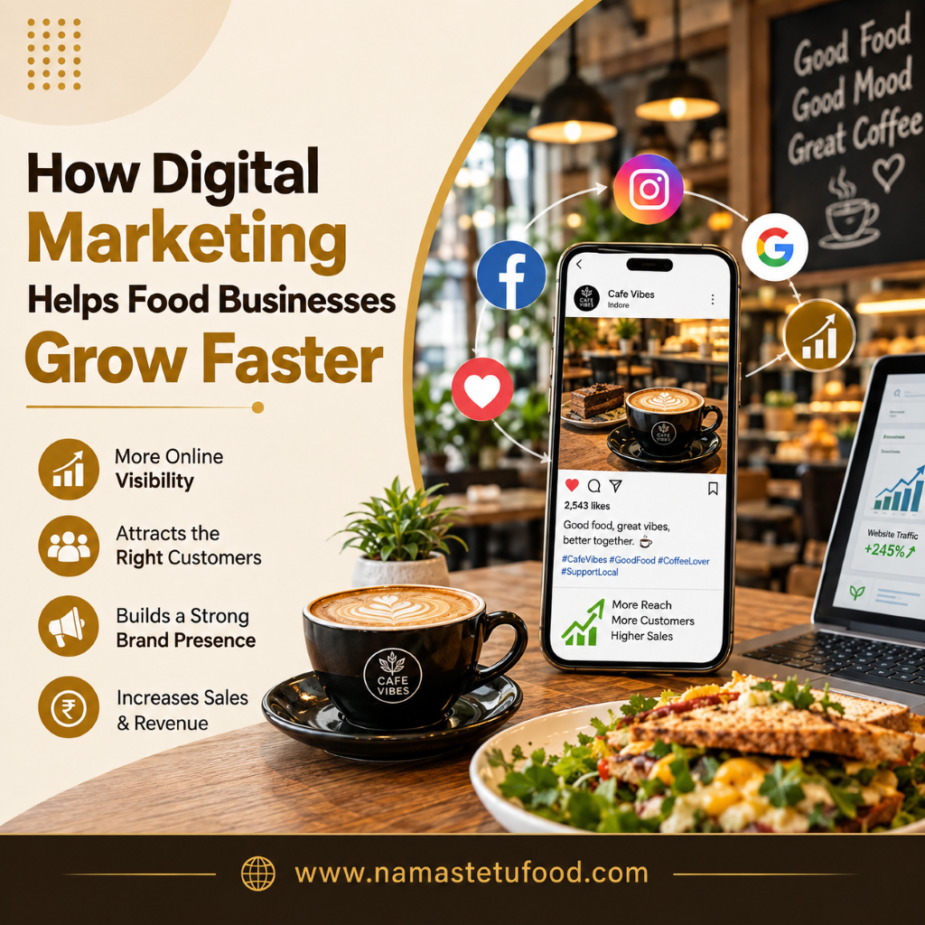 How Digital Marketing Helps Food Businesses Grow Faster