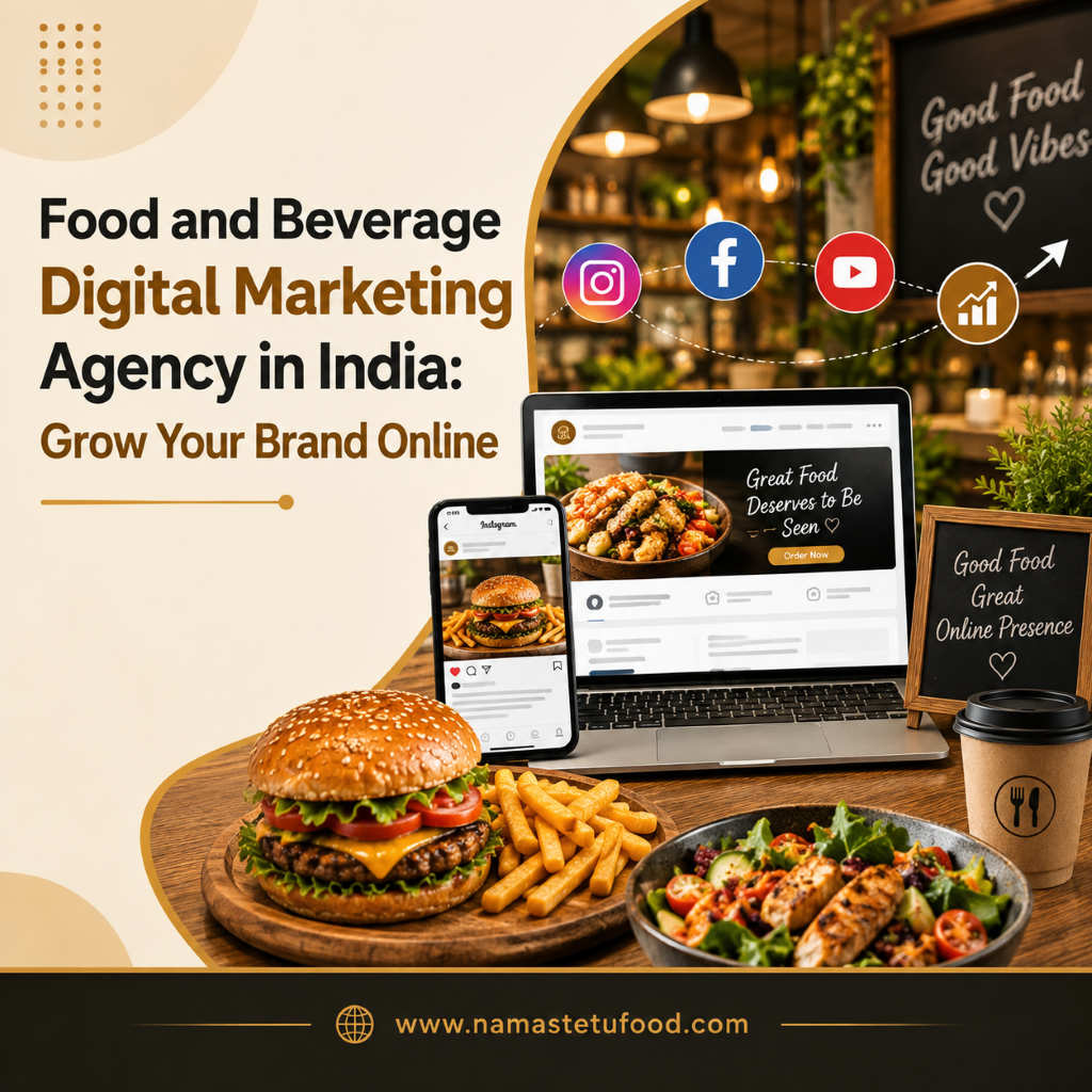 Food and Beverage Digital Marketing Agency in India: Grow Your Brand Online