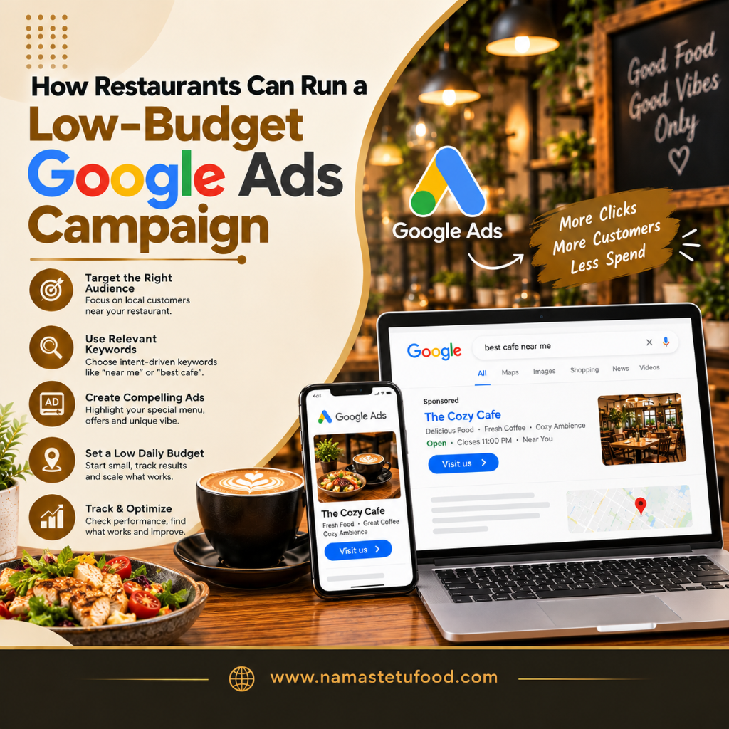 How Restaurants Can Run a Low-Budget Google Ads Campaign